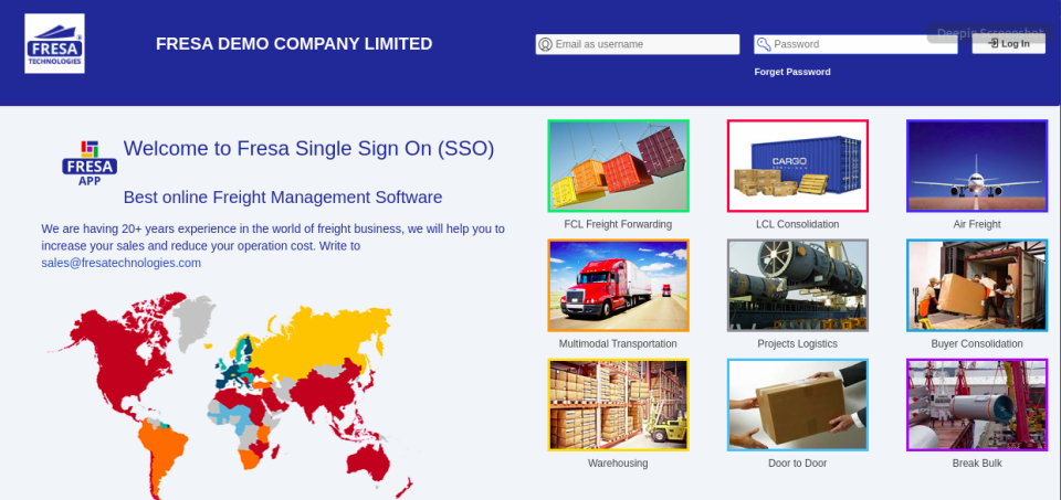 screenshot of Fresa XPress